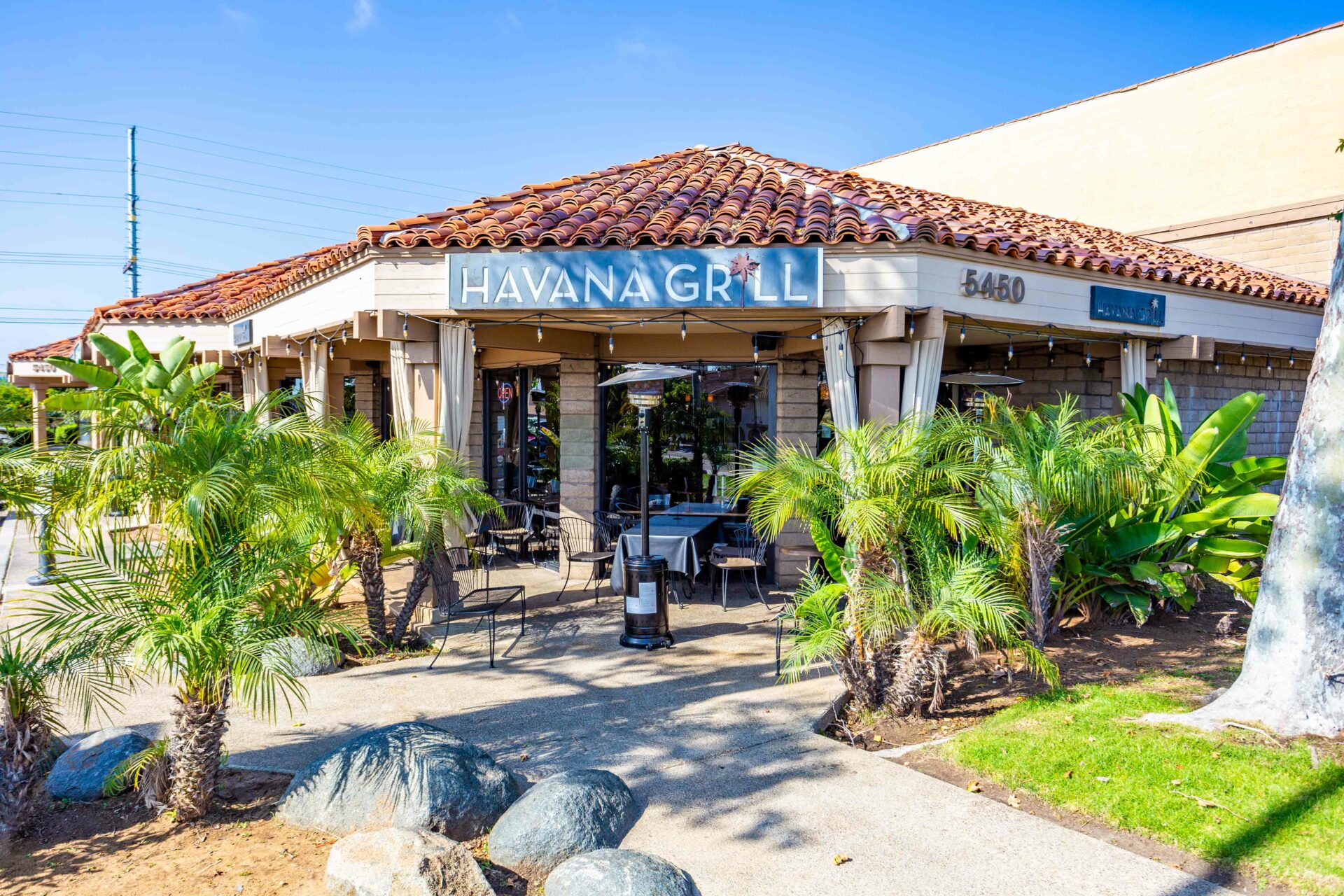 Exterior of Havana Grill Restaurant in San Diego California