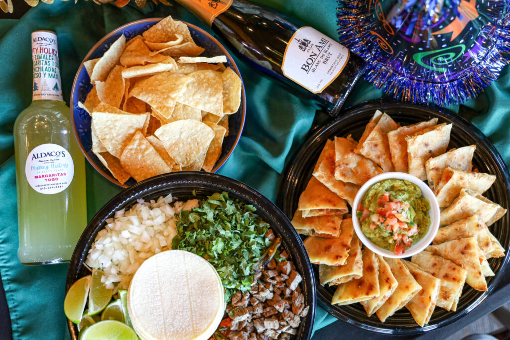 Catering spread at Aldacos Mexican Cuisine