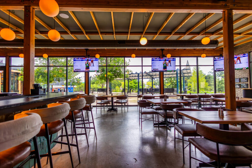 Interior of The Creamery's Tribute Sports Bar