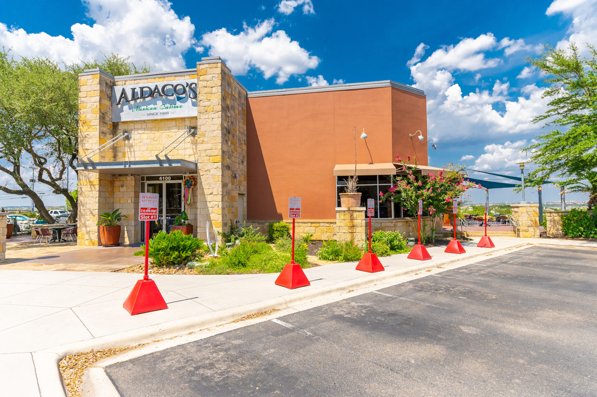 Exterior of building for Aldaco's Mexican Cuisine